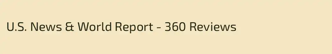 U.S. News & World Report - 360 Reviews